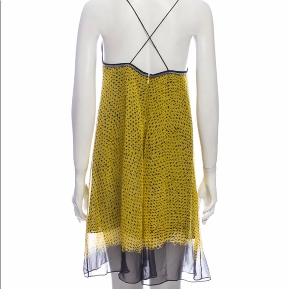 Proenza Schouler Printed Silk Shift Dress - Picture 3 of 3